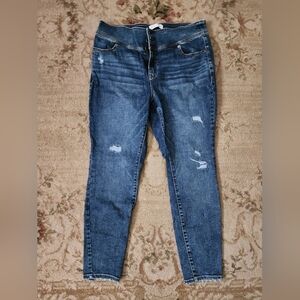 Lane Bryant Dark Blue Skinny Jeans